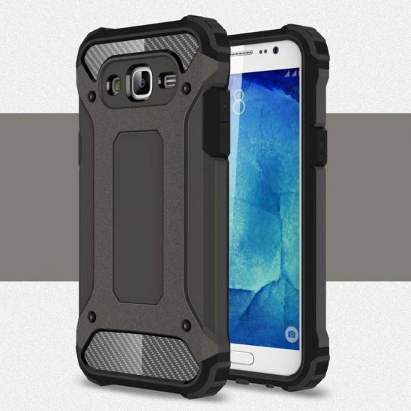 Galaxy J7 Kılıf  Evastore Crash Silikon Kapak - 3