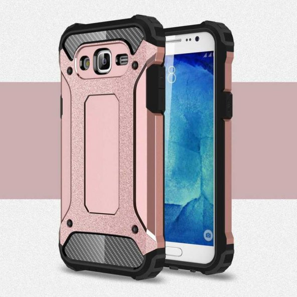 Galaxy J7 Kılıf  Evastore Crash Silikon Kapak - 4