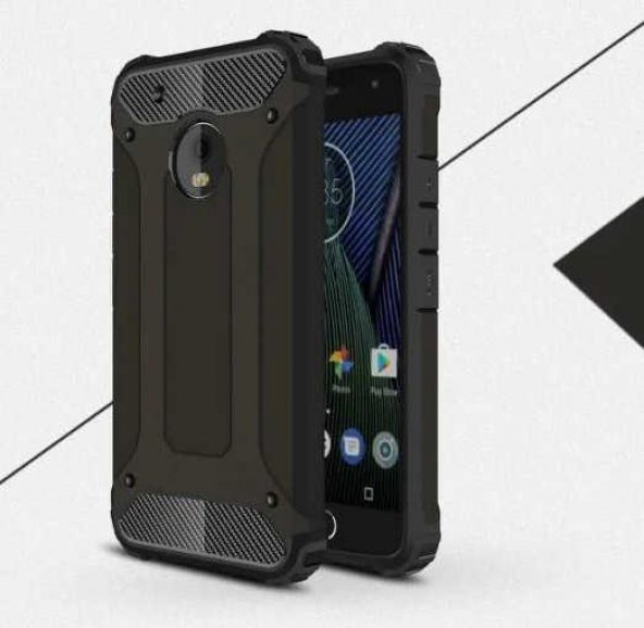 Lenovo Moto E4 Kılıf  Evastore Crash Silikon Kapak - 2
