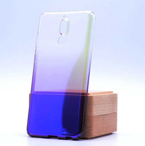 Huawei Mate 10 Lite Kılıf  Evastore Renkli Transparan Kapak