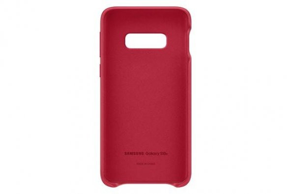 Samsung Galaxy S10e Deri Kılıf Kırmızı - EF-VG970LREGWW - 4