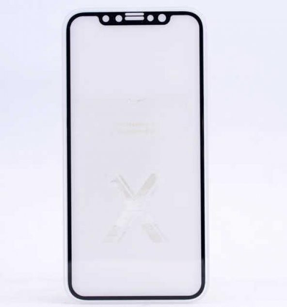 Apple iPhone X  Evastore Kenarları Kırılmaya Dayanıklı Cam Ekran Koruyucu - 2