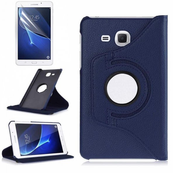 Galaxy Tab 4 T280  Evastore Dönebilen Standlı Kılıf - 4