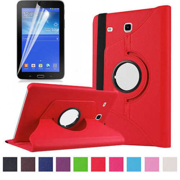 Galaxy Tab 3 Lite 7.0 T110  Evastore Dönebilen Standlı Kılıf - 6