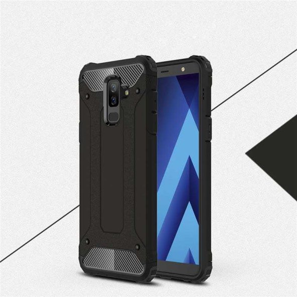 Galaxy A6 Plus 2018 Kılıf  Evastore Crash Silikon - 2
