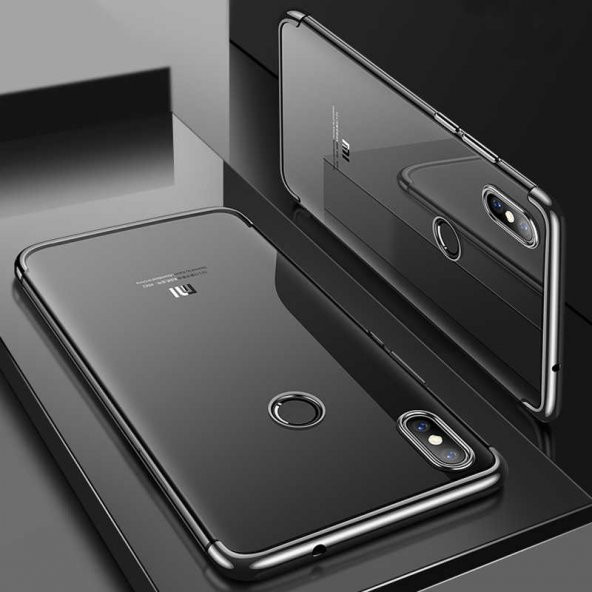 Xiaomi Redmi Note 5 Pro Kılıf  Evastore Dört Köşeli Lazer Silikon - 3