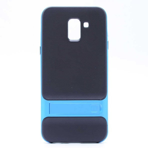 Galaxy A6 Plus 2018 Kılıf  Evastore Standlı Verus Kapak - 4