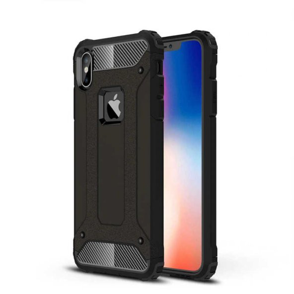 Apple iPhone XS Max 6.5 Kılıf  Evastore Crash Silikon - 4