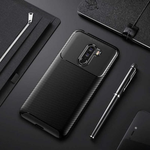 Xiaomi Pocophone F1 Kılıf Evastore Negro Silikon - 2