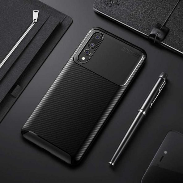 Huawei P20 Pro Kılıf  Evastore Negro Silikon - 2