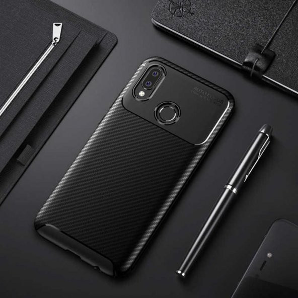 Huawei P20 Lite Kılıf  Evastore Negro Silikon - 2