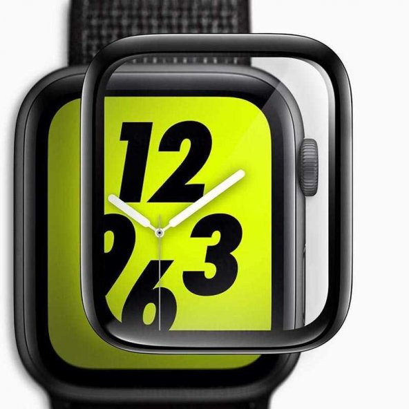 Apple Watch 40mm  Evastore Full Yapışkanlı Cam Ekran Koruyucu - 2