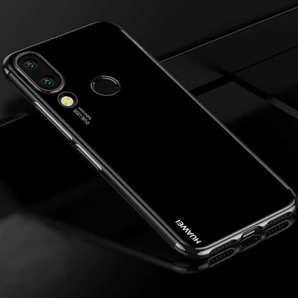 Huawei Honor Play Kılıf  Evastore Dört Köşeli Lazer Silikon - 2