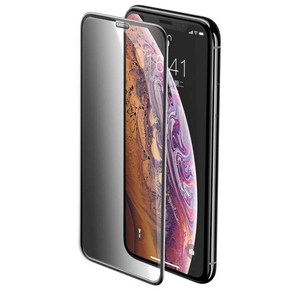 Apple iPhone 11 Pro Max Zore Anti-Dust Privacy Temperli Ekran Koruyucu - 2