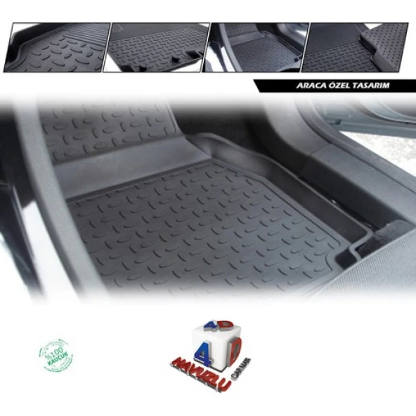 Hyundai Accent Blue 4D Havuzlu Paspas 2010 ve Üzeri A+Plus - 3