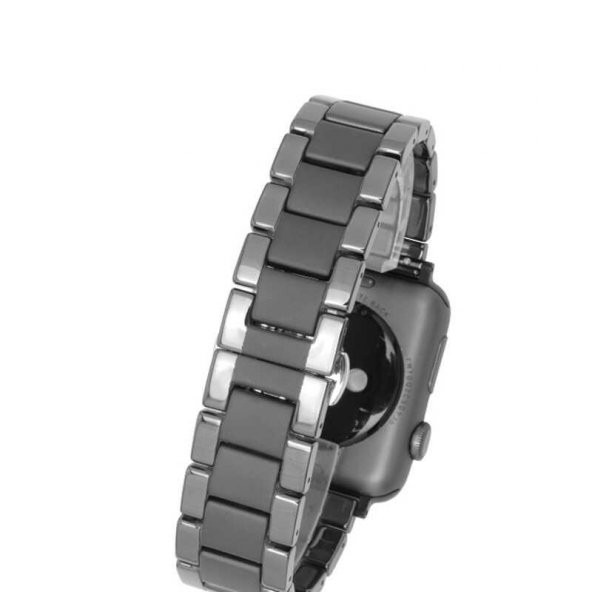 ​​​Apple Watch 44mm Mat Seramik Metal Kordon