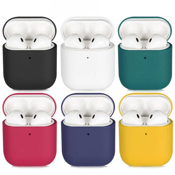 Apple Airpods Kılıf Zore Silk Silikon - 2