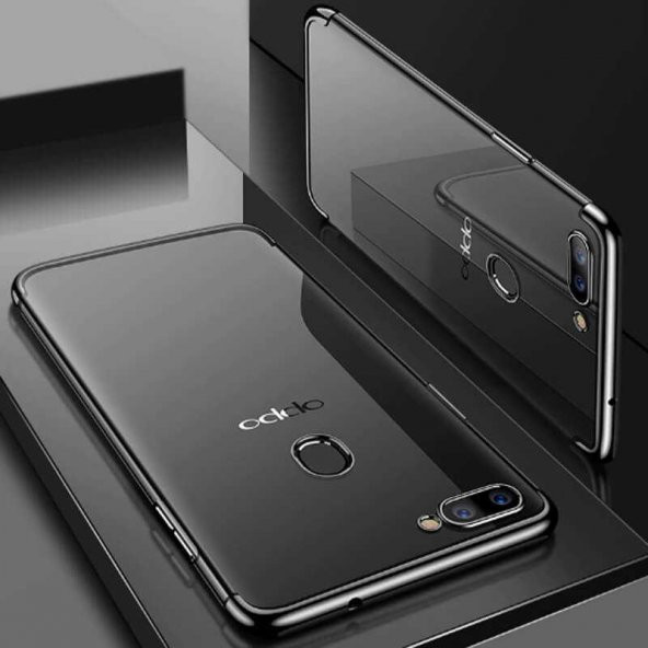 Oppo AX7 Kılıf  Evastore Dört Köşeli Lazer Silikon - 2
