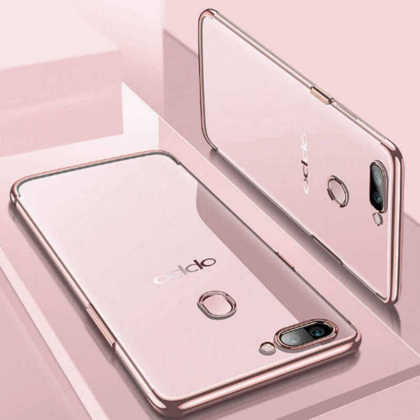 Oppo AX7 Kılıf  Evastore Dört Köşeli Lazer Silikon - 7