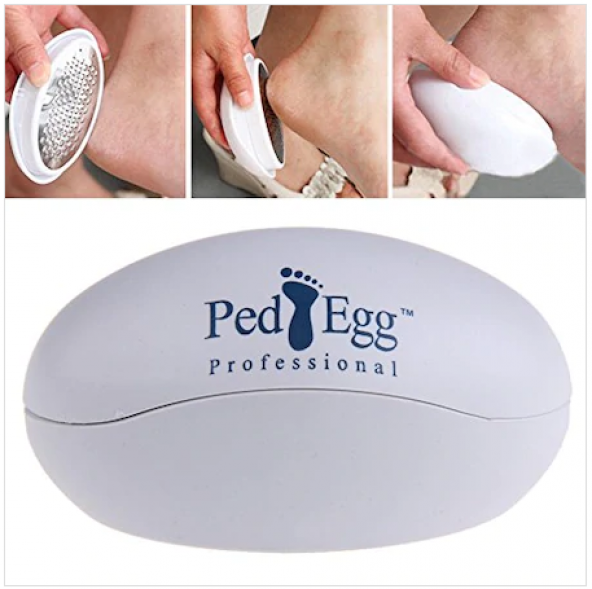 AYAK TOPUK TÖRPÜSÜ AYAK PEELİNGİ TOPUK TEMİZLEYİCİ TÖRPÜ PED EGG - 4