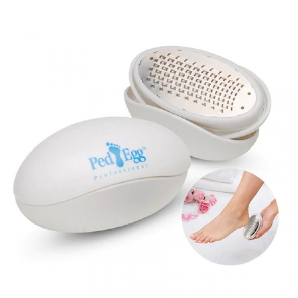 AYAK TOPUK TÖRPÜSÜ AYAK PEELİNGİ TOPUK TEMİZLEYİCİ TÖRPÜ PED EGG - 6
