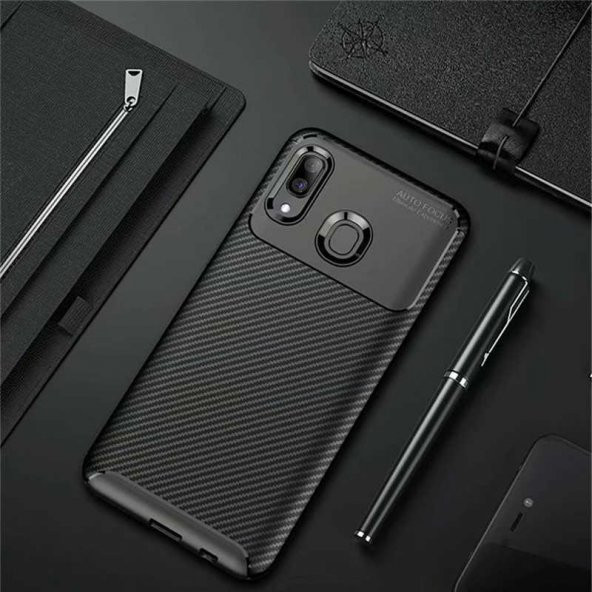 Galaxy A30 Kılıf  Evastore Negro Silikon - 2