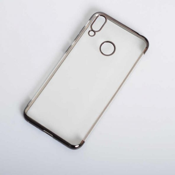 Huawei Honor 8C Kılıf  Evastore Dört Köşeli Lazer Silikon - 2