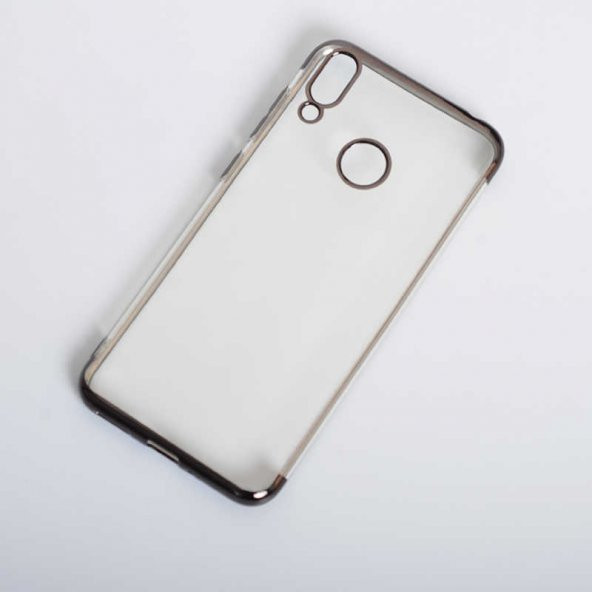 Huawei Honor 8C Kılıf  Evastore Dört Köşeli Lazer Silikon - 4