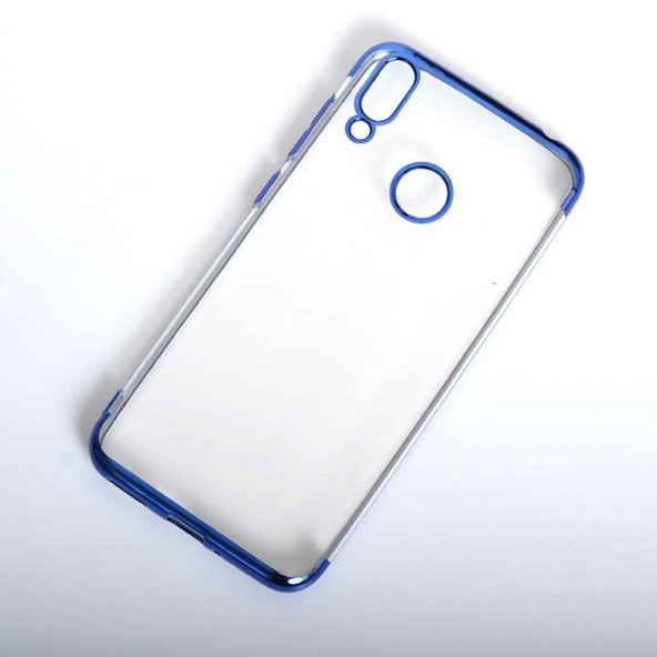 Huawei Honor 8C Kılıf  Evastore Dört Köşeli Lazer Silikon - 5