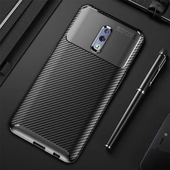 Oppo Reno Kılıf  Evastore Negro Silikon - 2