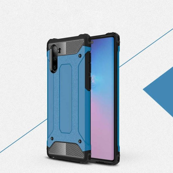Galaxy Note 10 Kılıf  Evastore Crash Silikon - 3