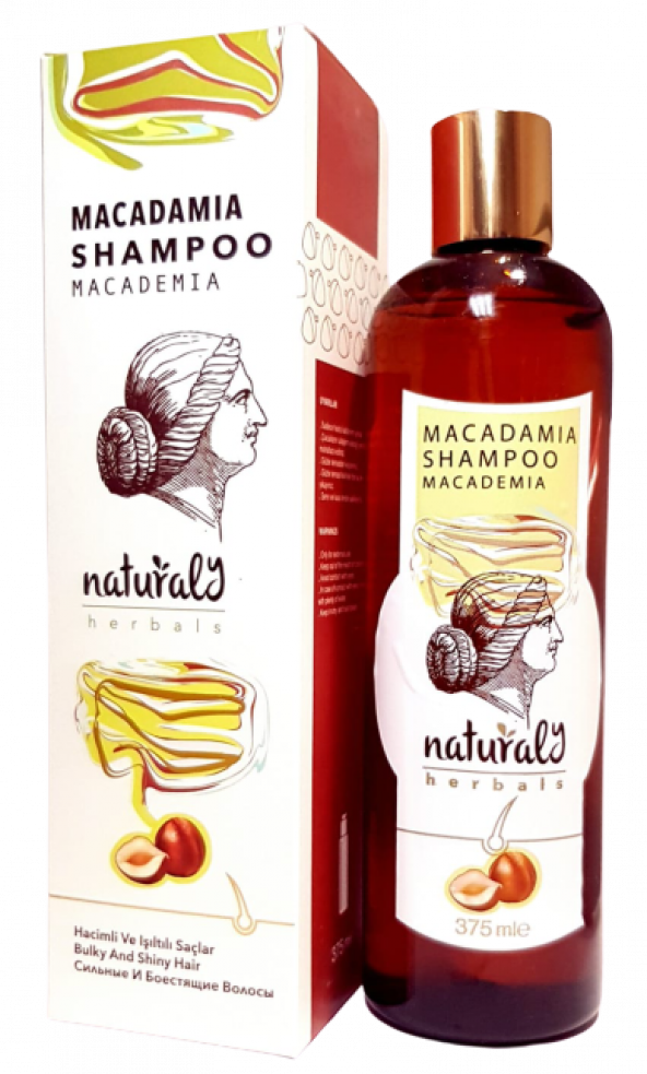 NATURALY Macademİa Yağlı Saç Bakım Şampuanı 375ML