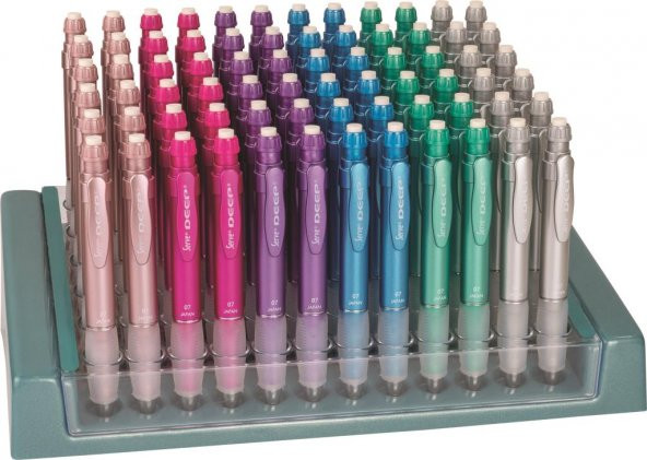 SERVE DEEP MEKANİK VERSATİL KALEM 0,7 MM METALİK GRİ - Resim 2