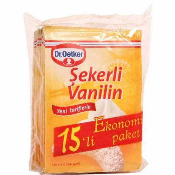Dr.Oetker (15Li) Şekerli Vanilin-12Li Paket
Ürün