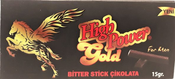 High Power Gold Bitter Stick Çikolata