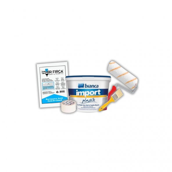 Oda Boyama Seti İmport Plastik 2,5Lt  0115 Buzul Beyaz