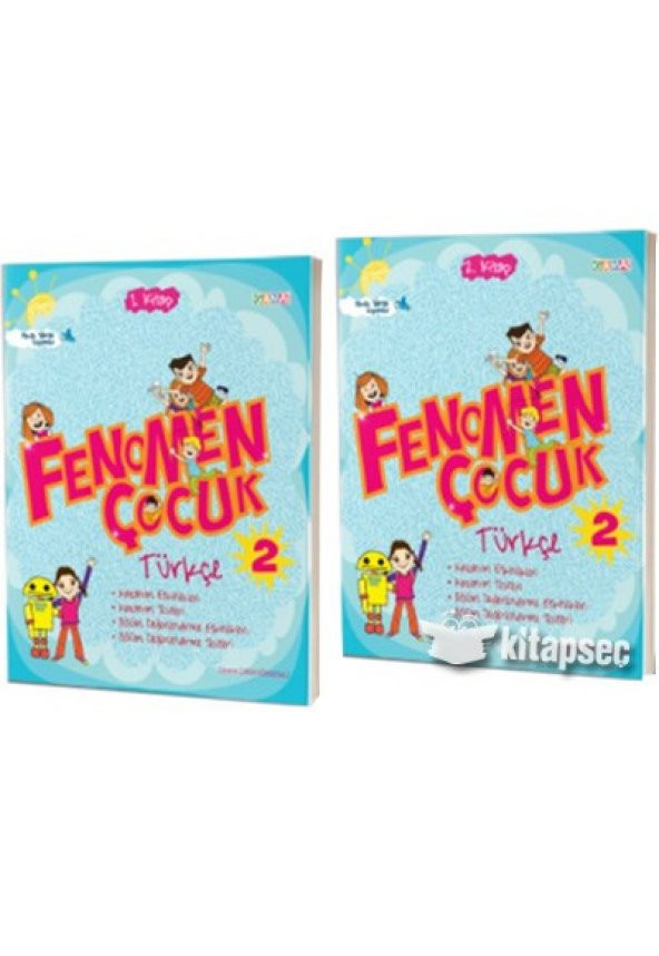 2.Sınıf Türkçe Fenomen Çocuk 1. ve 2. Kitap Gama Yayınları 2021