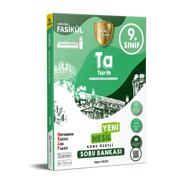 SORU KALESİ 9.SINIF TARİH ADIM ADIM FASİKÜL YENİ NESİL SORU BANKASI - 1