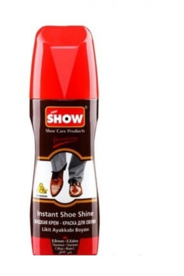 2 ADET KOYU KAHVE RENGİ LİKİT BOYA SHOW 75 GR