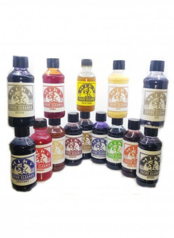 2 ADET AÇIK KAHVE RENGİ SÜET NUBUK BOYASI LİKİT BOYA MİKY 100 GR