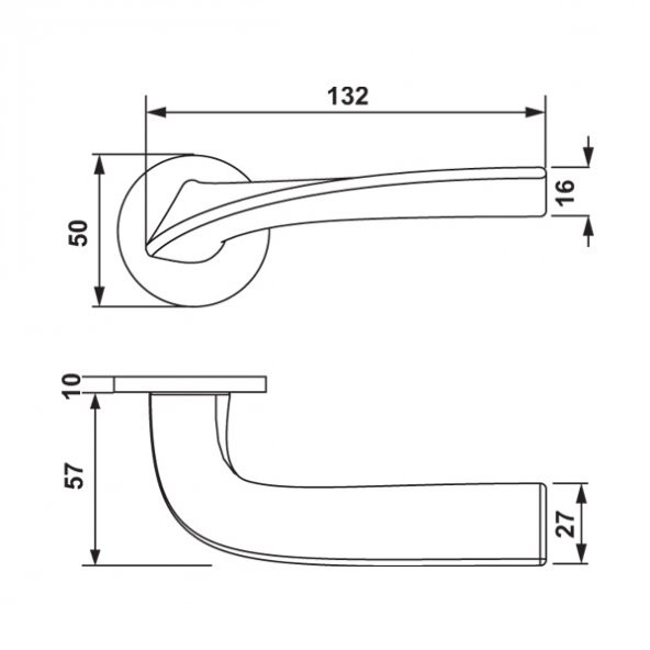 HAFELE MASTER Kol seti (barelli) antrasit - 2