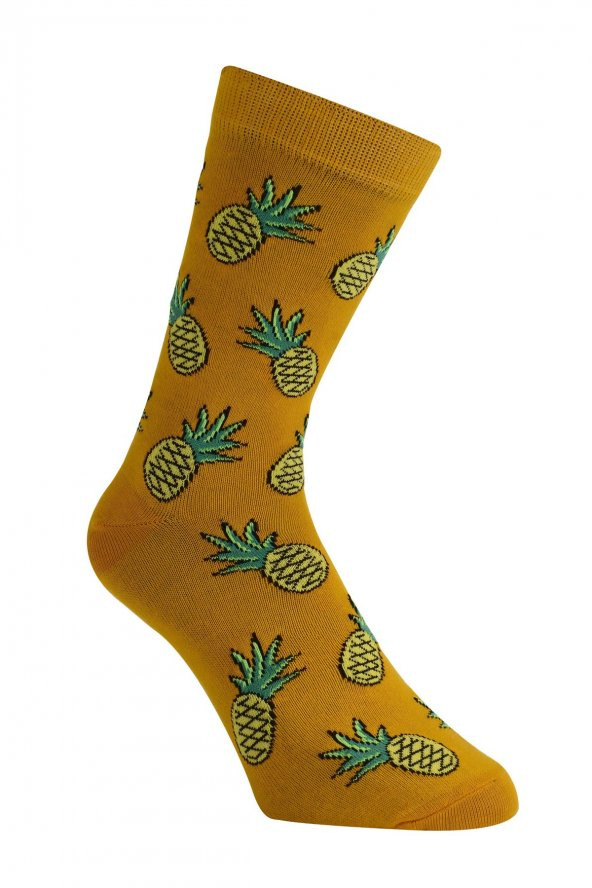 Tüter Meyve Desenli Erkek Çorap