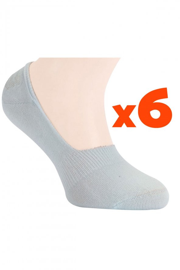 Tüter Aqua 3 Dalga Silikon Baskı Babet Çorap 6lı Set