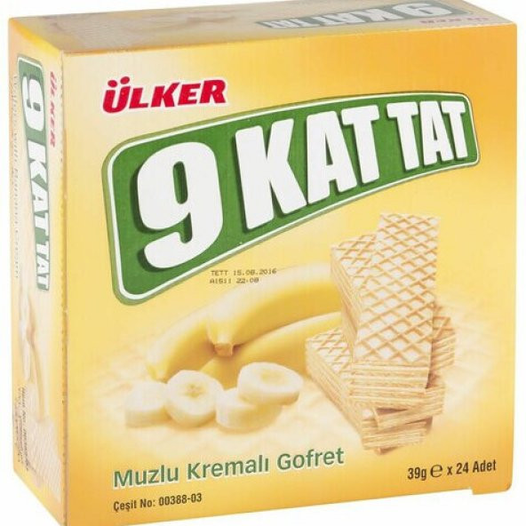 Ülker 9 Kat tat Muzlu Gofret 39 Gr x 24 Adet