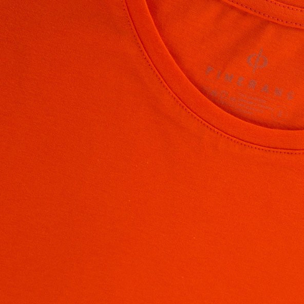 FİMERANG Basic T-Shirt - Turuncu- - 3