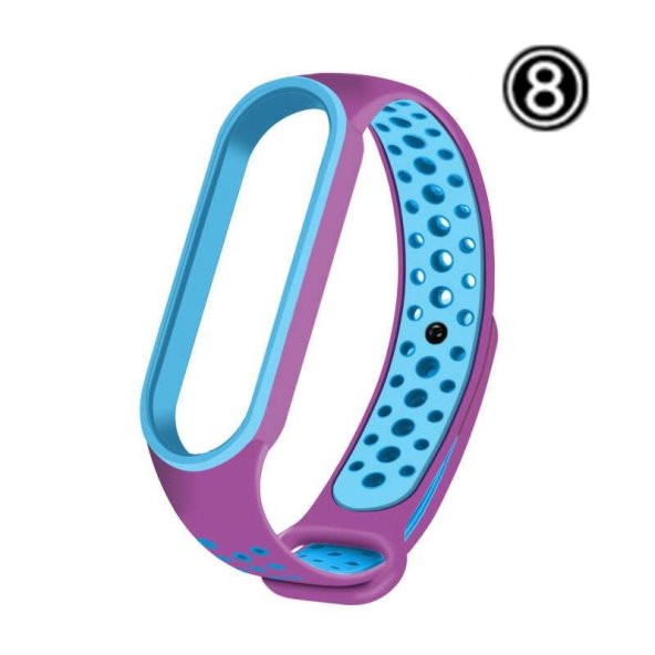 Xiaomi Mi Band 5 Suya Dayanıklı Silikon Kordon - 12