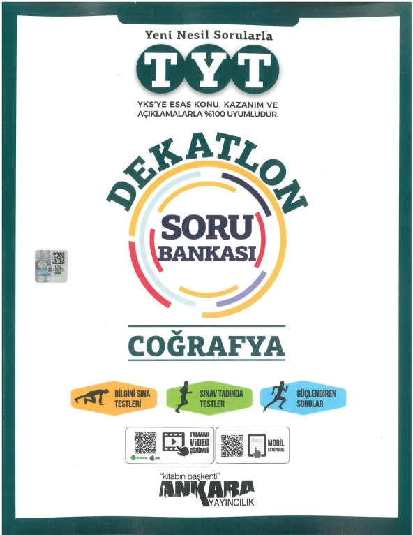 Ankara TYT Dekatlon Coğrafya Soru Bankası