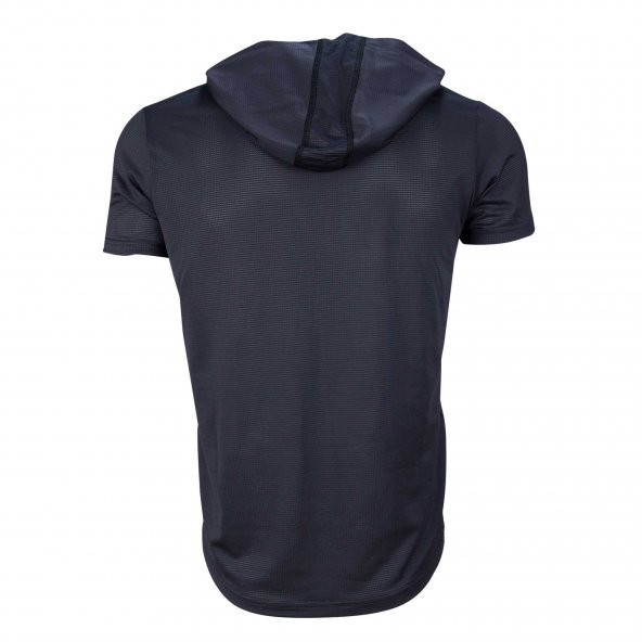 FİMERANG Basic Spor Kapşonlu T-Shirt -Antrasit Melange- - 2