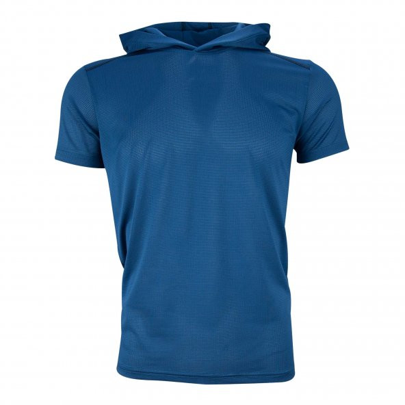 FİMERANG Basic Spor Kapşonlu T-Shirt -Lacivert