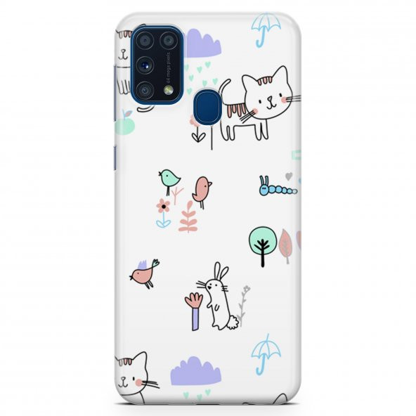 Samsung Galaxy M31 Kılıf Kitty Serisi Brianna